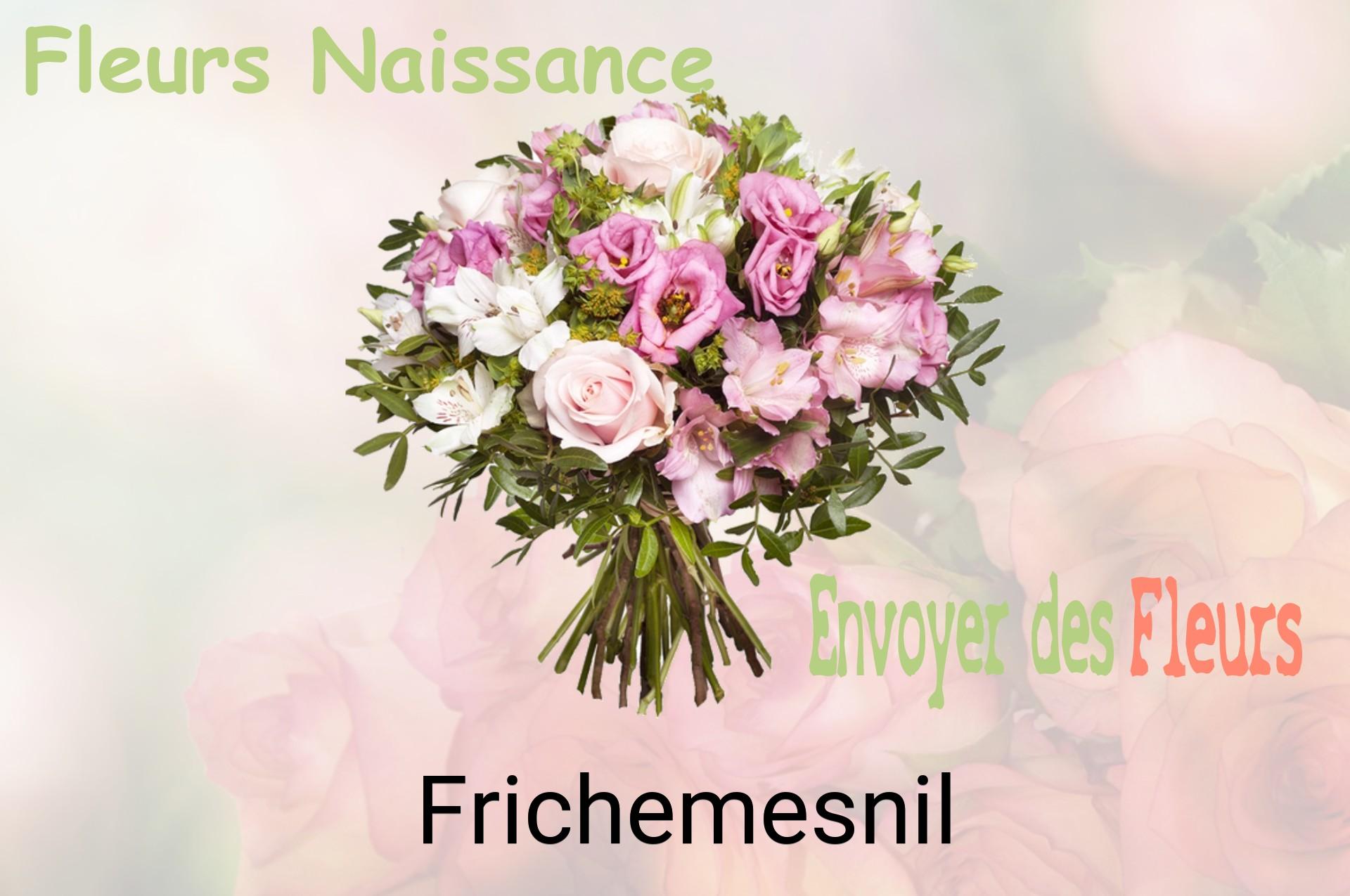 Bouquet de fleurs de naissance livré à Frichemesnil